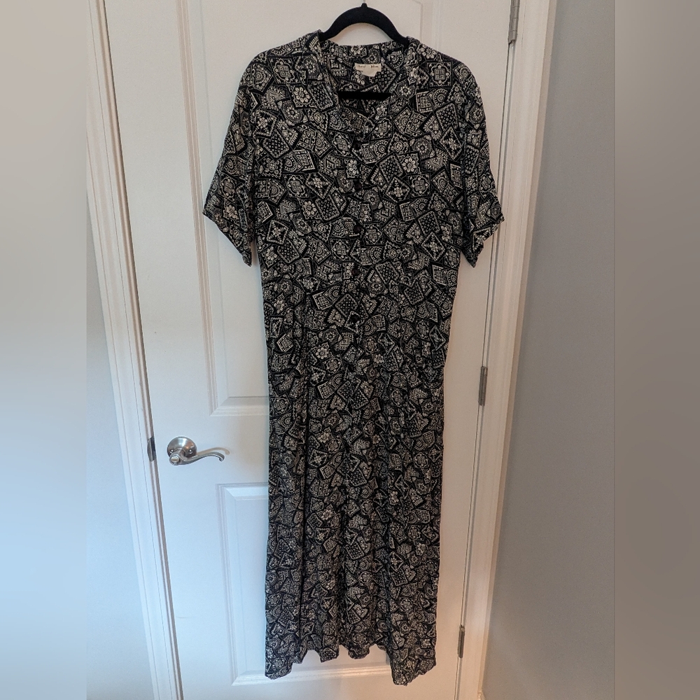 Autumn Moon vintage pattern dress